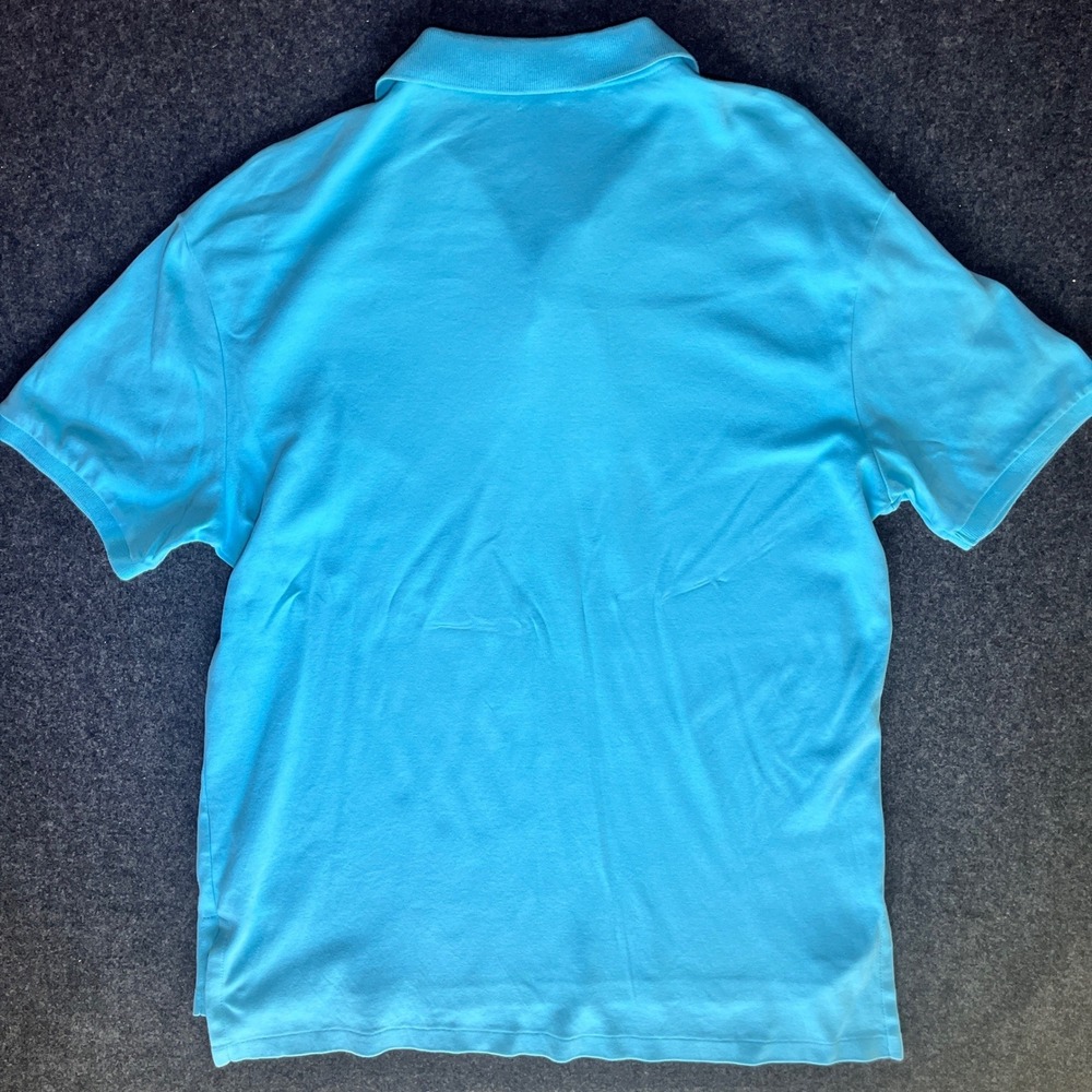 Polo Ralph Lauren Polo Shirt Mens L Blue Excellent Cotton Short Sleeve - Picture 5 of 7